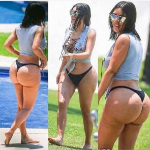 Kim Kardashian huge fake ass