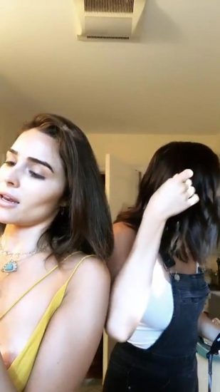 Olivia Culpo accidently nip slip