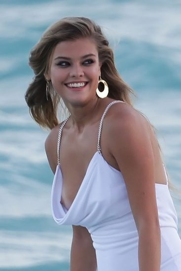 Nina Agdal naked nipples