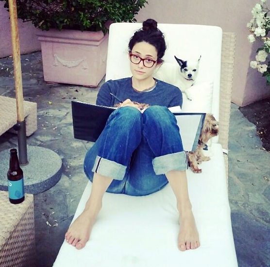 Emmy Rossum hot feet