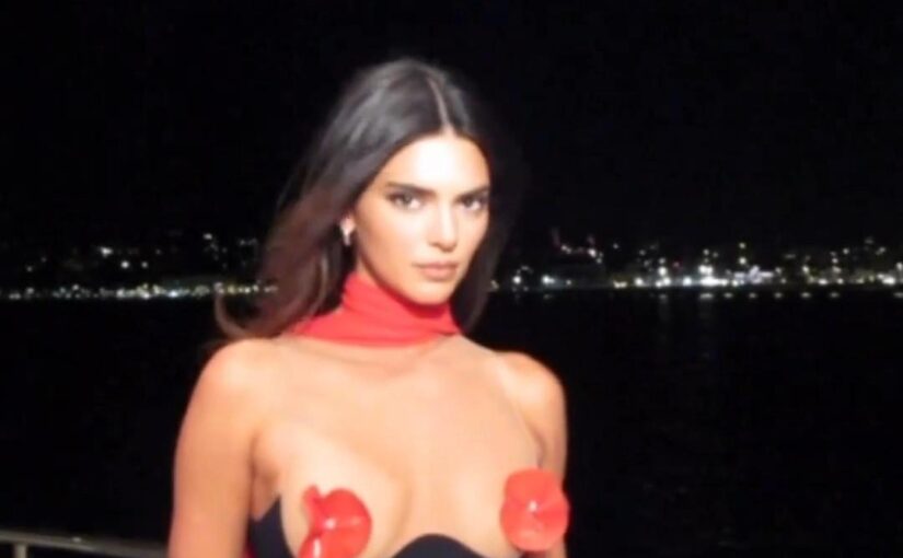 Kendall Jenner Pasties Dress Candid Video Leaked – Influencers Gonewild