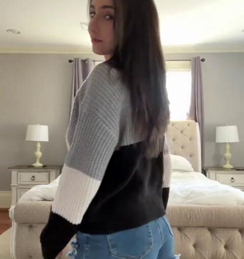 Christina Khalil Underboob Tease Outfit Strip Onlyfans Video Leaked – Influencers Gonewild