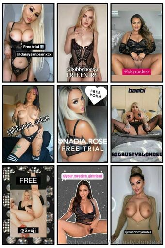 Bigbustyblondeuk / Birfbugatti_Tyg Nude Leaks Onlyfans  – Leaked Models