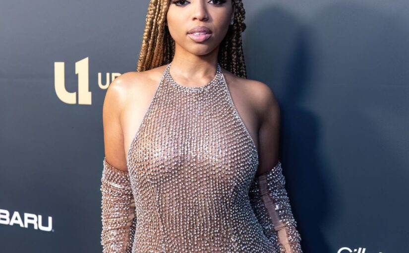 Chloe Bailey Looks Hot in a See-Through Dress at the 2024 Urban One Honors: Best In Black in Atlanta (4 Photos)