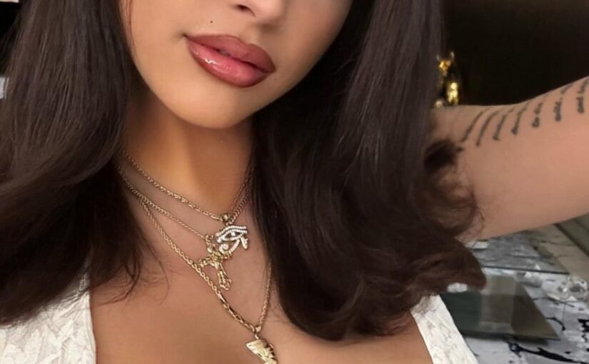 Malu Trevejo Displays Her Curves in a White Outfit (9 Photos)