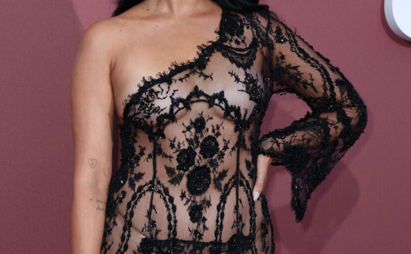 April Love Geary Shows Off Her Nude Tits at the AMFAR Cannes Gala (45 Photos)