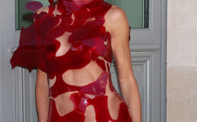 Águeda López Stuns in a Red Dress in Paris (16 Photos)