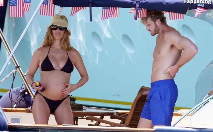Nina Agdal & Logan Paul Celebrate July the 4th Independence Day in Capri (45 Photos)