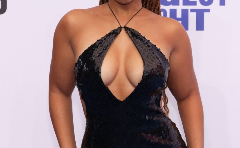 Chloe Bailey Shows Off Her Big Boobs at the BET Awards 2024 (49 Photos)