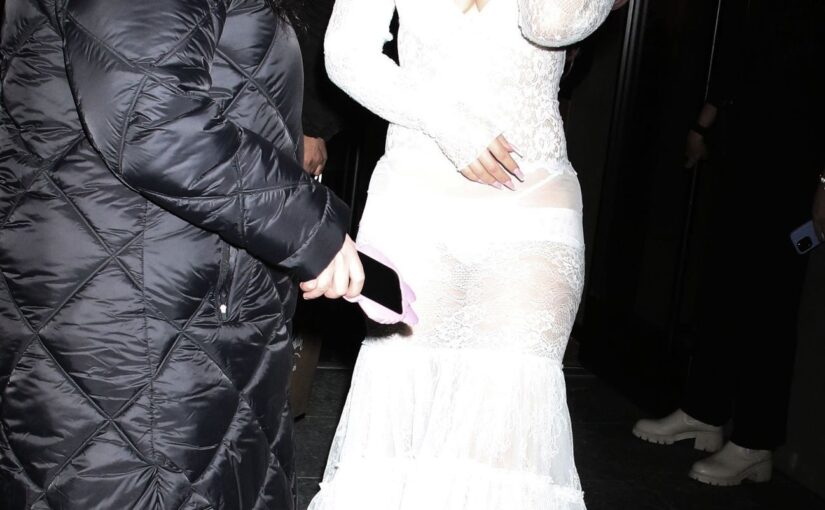 Ice Spice Displays Her Sexy Booty & Boobs in a See-Through Dress (12 Photos)